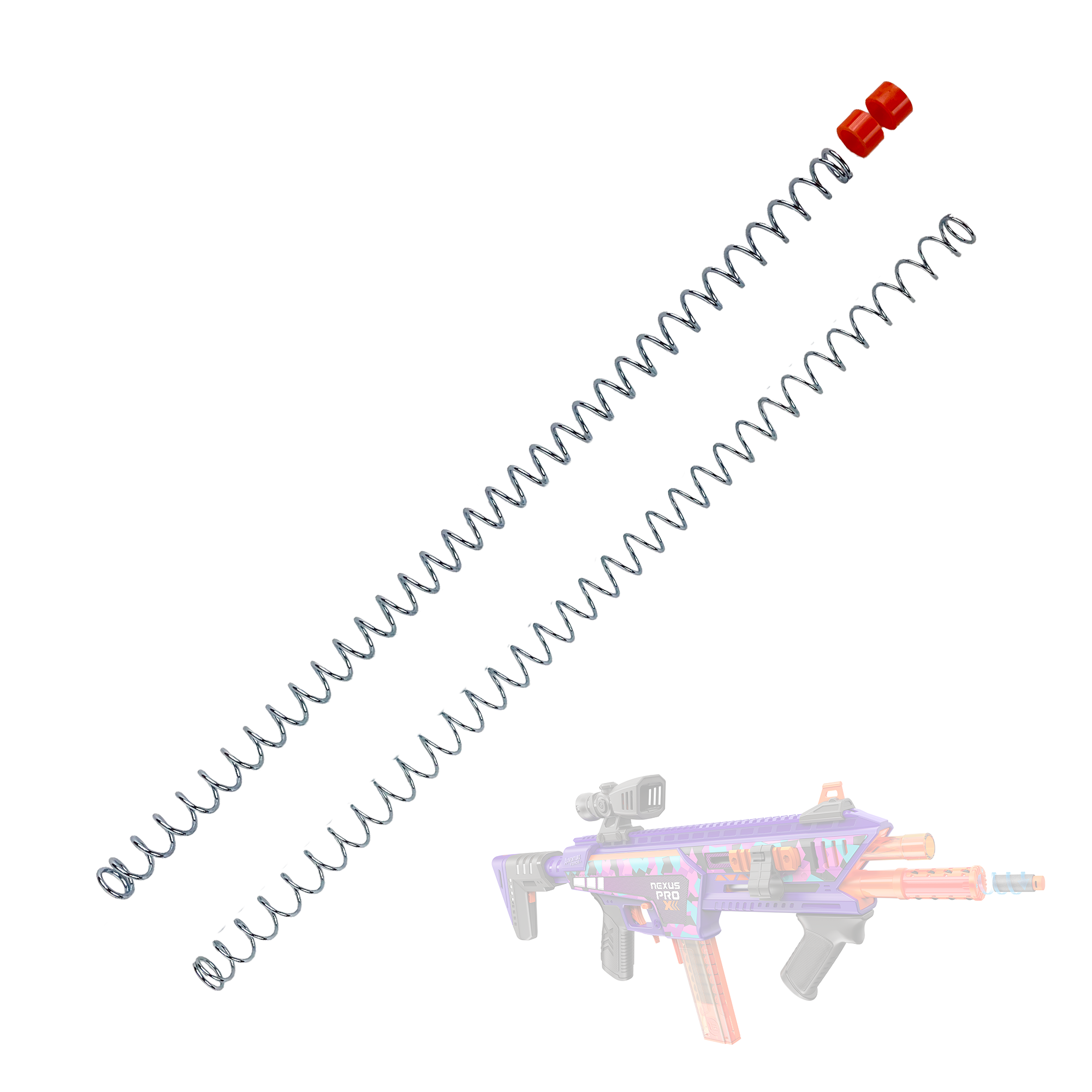 Nexus Pro X High & Low-Powered Spring Set – Dart Zone Blasters Nexus Pro X High & Low-Powered Spring Set – Dart Zone Blasters