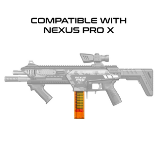 Straight 12-Round Half-Length Magazine - Orange