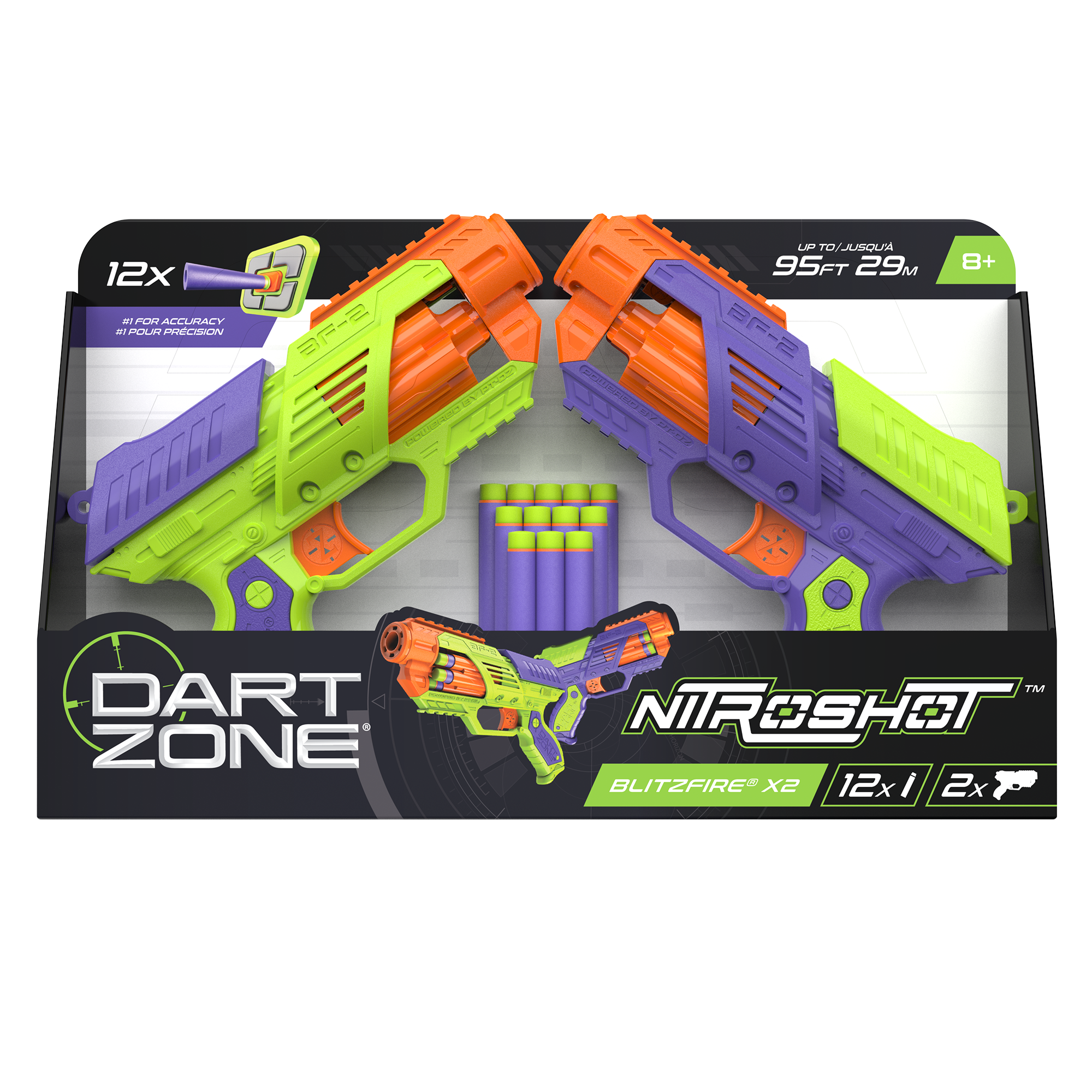 Nitroshot Blitzfire X2 2-Pack – Dart Zone Blasters Nitroshot Blitzfire X2 2-Pack – Dart Zone Blasters