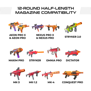 Banana 12-Round Half-Length Magazine - Green