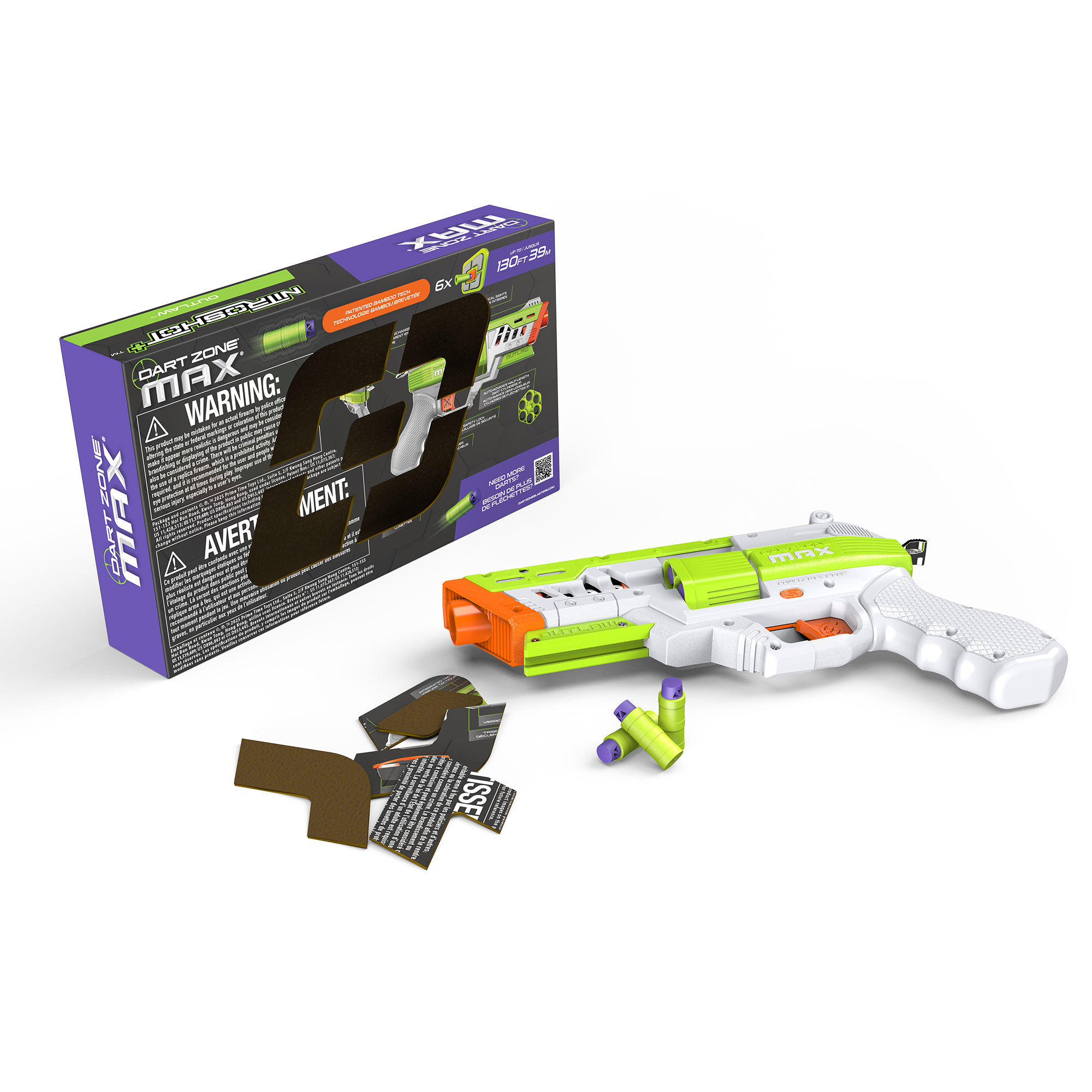 Nitroshot+ Outlaw - Green – Dart Zone Blasters Nitroshot+ Outlaw - Green – Dart Zone Blasters