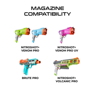 12-Round Slanted Half-Length Magazine 3-Pack