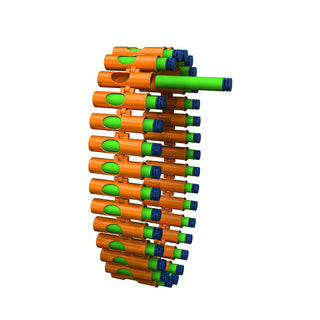 V-Twin Motorized Gatling Belt Dart Blaster