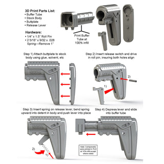 FREE 3D Files: Adjustable Stock