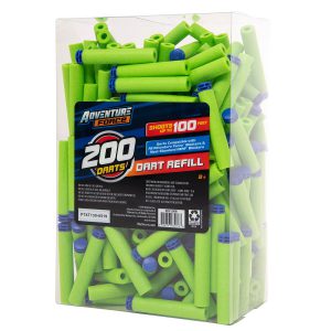 Adventure Force 200-Piece Refill Pack with Waffle Tip Darts for High Power Toy Dart Blasters
