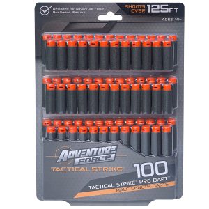 Adventure Force 100 Toy Foam Half-Length Pro Dart Refill for High Power Toy Blasters