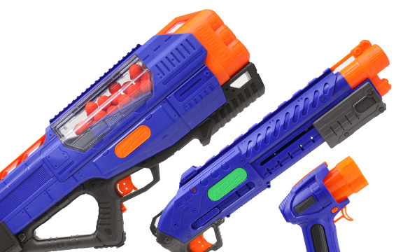 Adventure Force Tactical Strike Liberator Spring-Powered Ball Blaster -  Compatible with NERF Rival