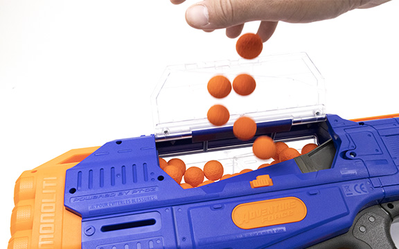 Adventure Force Tactical Strike Quantum Motorized Team Competition Ball  Blaster - Compatible with NERF Rival