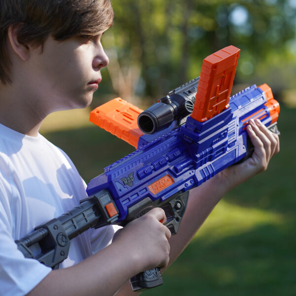 Vulcanator Motorized Dual Magazine Blaster - Dart Zone - Works with ...