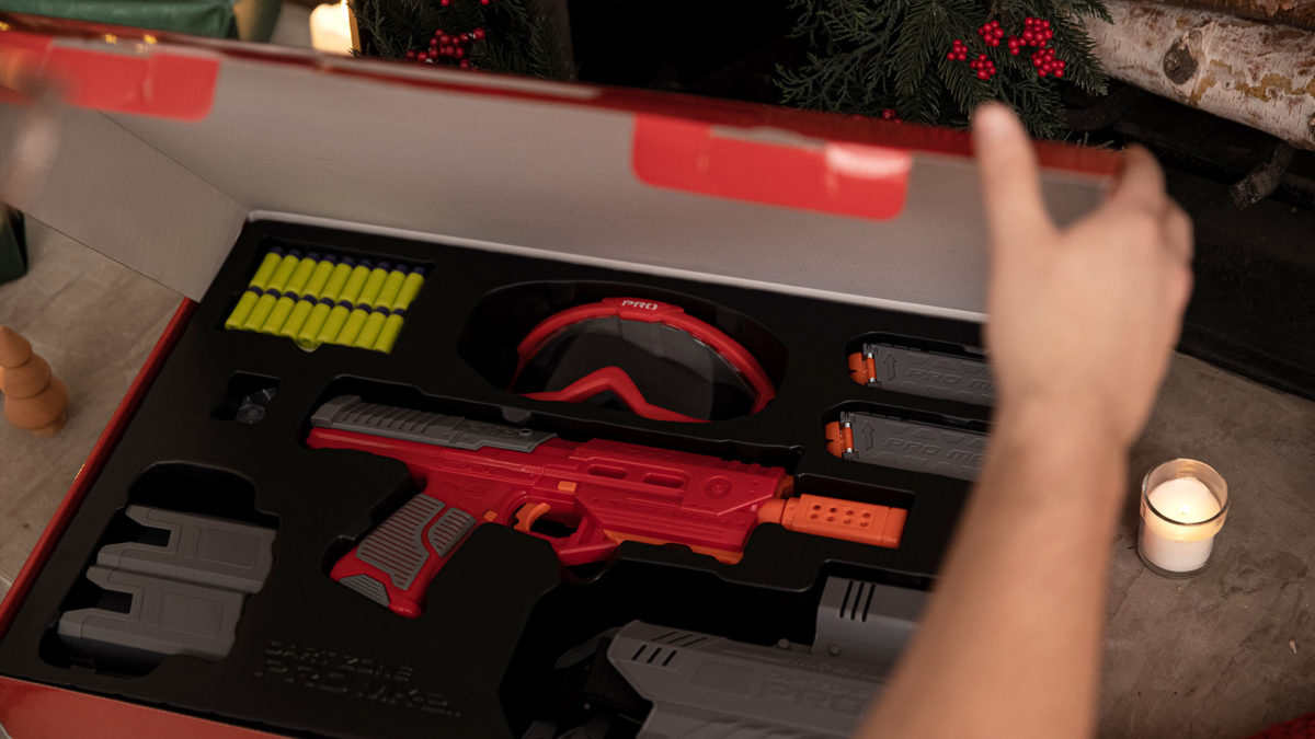 Magnum X2 Superdrum Dart Blaster Dart Zone Compatible with NERF Ammo