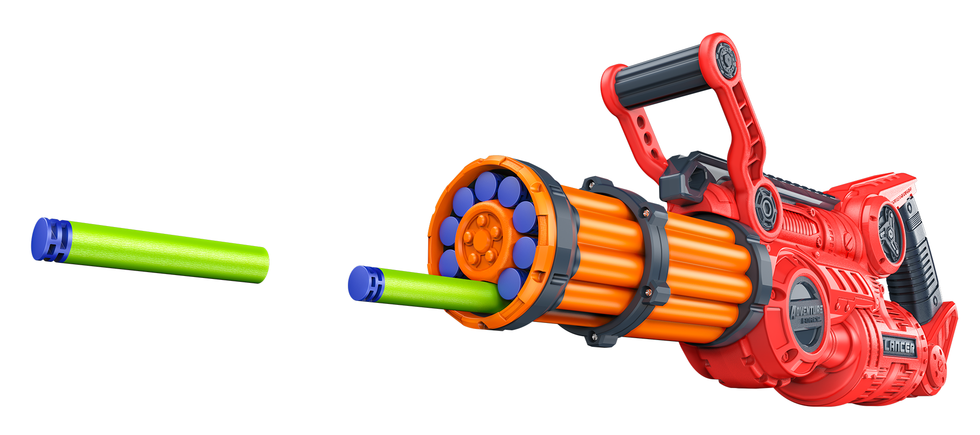 Lancer - Adventure Force - Pump-Action Gatling Blaster