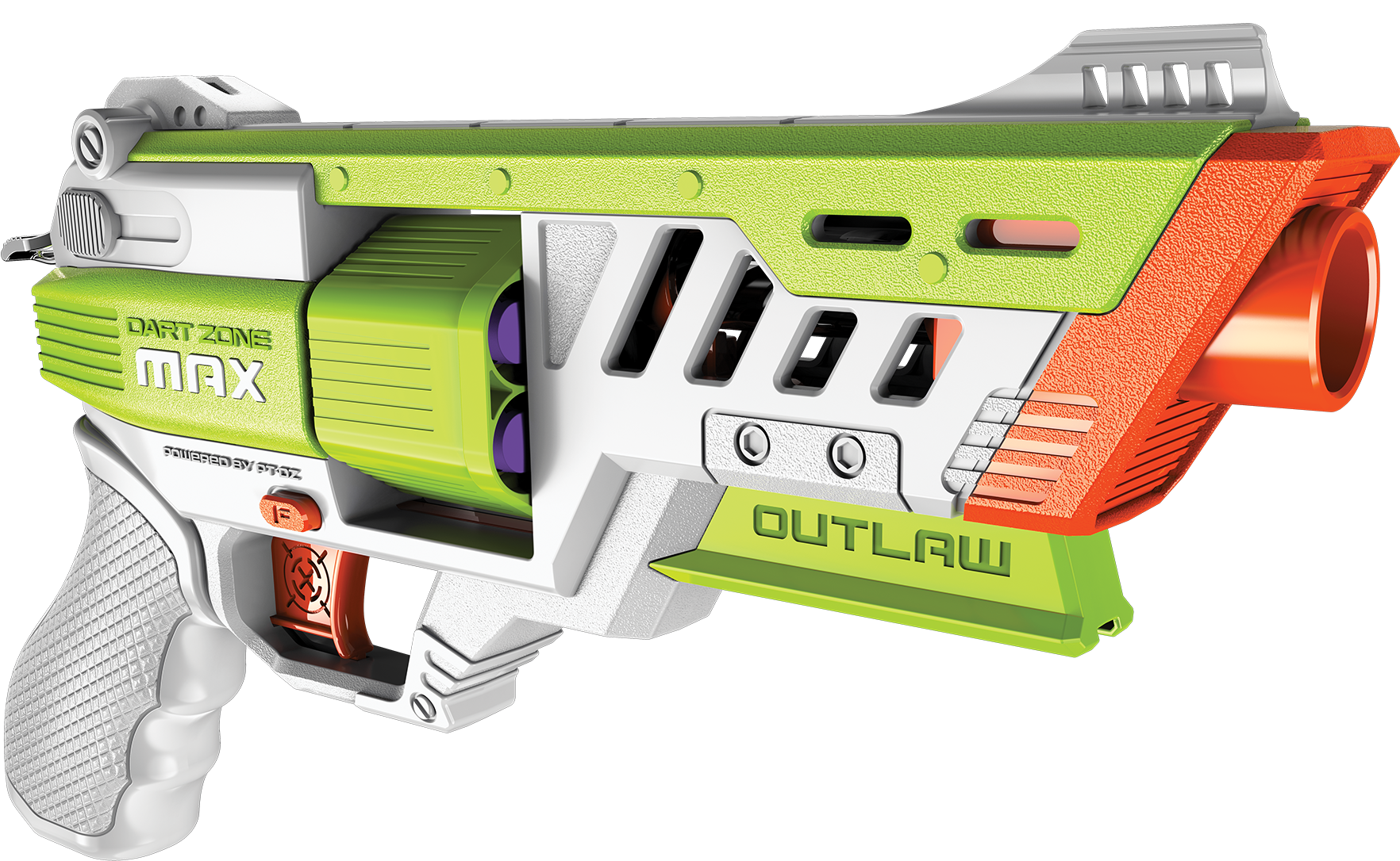 Dart Zone Max Nitroshot+ Outlaw Dart Blaster